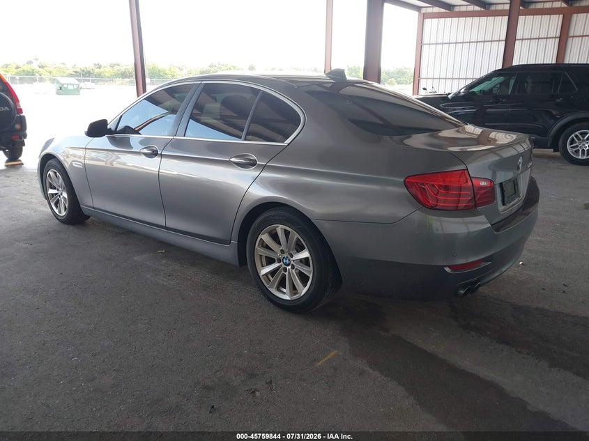 2014 BMW 5er VIN WBA5A5C55ED510025 IAAI salvage auction — RIGHT REAR, Rebuildable (Florida), sold $1,100 on 2026-08-12 (photo 3)