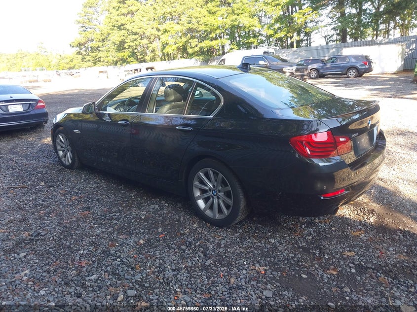 2014 BMW 5er VIN WBA5B3C51ED535134 IAAI salvage auction — NORMAL WEAR, Clear (New Jersey), sold $3,900 on 2026-08-12 (photo 3)
