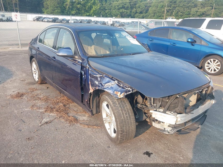 2016 BMW 3 series VIN WBA8E9G57GNU29348 IAAI salvage auction — FRONT END, Salvage (Arizona), sold $425 on 2026-08-26 (photo 1)