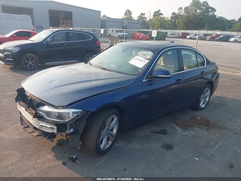 2016 BMW 3 series VIN WBA8E9G57GNU29348 IAAI salvage auction — FRONT END, Salvage (Arizona), sold $425 on 2026-08-26 (photo 2)