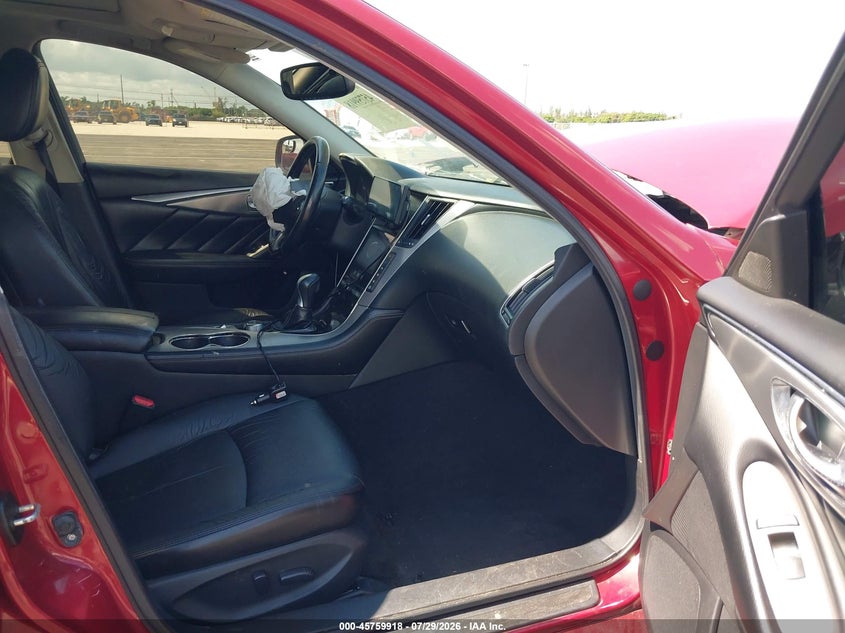 2015 Infiniti Q50 VIN JN1BV7AP8FM337552 IAAI salvage auction — RIGHT FRONT, Salvage Title, sold $1,800 on 2026-08-28 (photo 5)