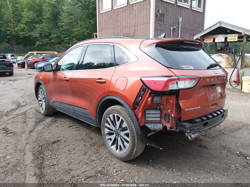 2020 Ford Escape VIN 1FMCU9DZ7LUA49087 IAAI salvage auction — REAR END, Salvage Title, sold $8,500 on 2026-08-21 (photo 3)