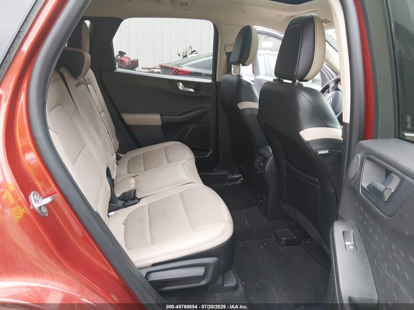 2020 Ford Escape VIN 1FMCU9DZ7LUA49087 IAAI salvage auction — REAR END, Salvage Title, sold $8,500 on 2026-08-21 (photo 8)
