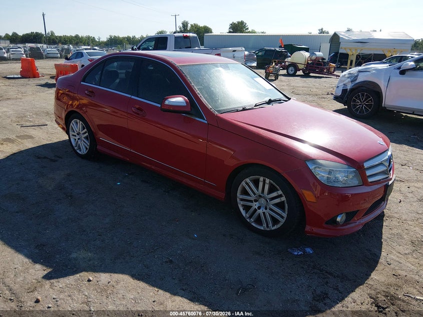 2008 Mercedes-benz C class VIN WDDGF81X68F139541 IAAI salvage auction — NORMAL WEAR, Clear (Virginia), sold $950 on 2026-08-07 (photo 1)