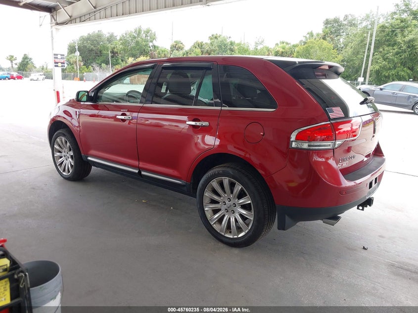 2014 Lincoln Mkx VIN 2LMDJ8JK9EBL08609 IAAI salvage auction — RIGHT SIDE, Salvage Title, sold $875 on 2026-09-01 (photo 3)