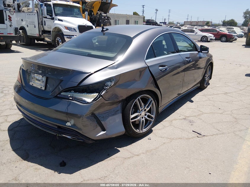 2017 Mercedes-benz Cla-klasse VIN WDDSJ4EB4HN400087 IAAI salvage auction — RIGHT REAR, Salvage (California), sold $3,475 on 2026-08-16 (photo 4)