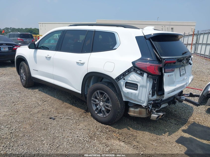 2025 Gmc Acadia VIN 1GKENKRS6SJ278426 IAAI salvage auction — REAR END, Wait Title, sold $14,400 on 2026-10-07 (photo 3)
