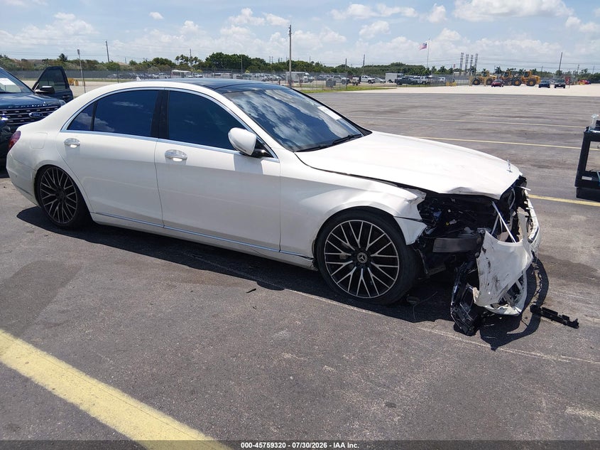 2020 Mercedes-benz S-klasse VIN W1KUG8DB1LA568155 — IAAI salvage auction photo