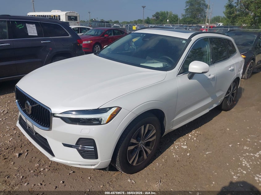 2023 Volvo Xc60 VIN YV4L12DV8P1358458 IAAI salvage auction — LEFT REAR, Clear (Illinois), sold $14,050 on 2026-08-11 (photo 2)