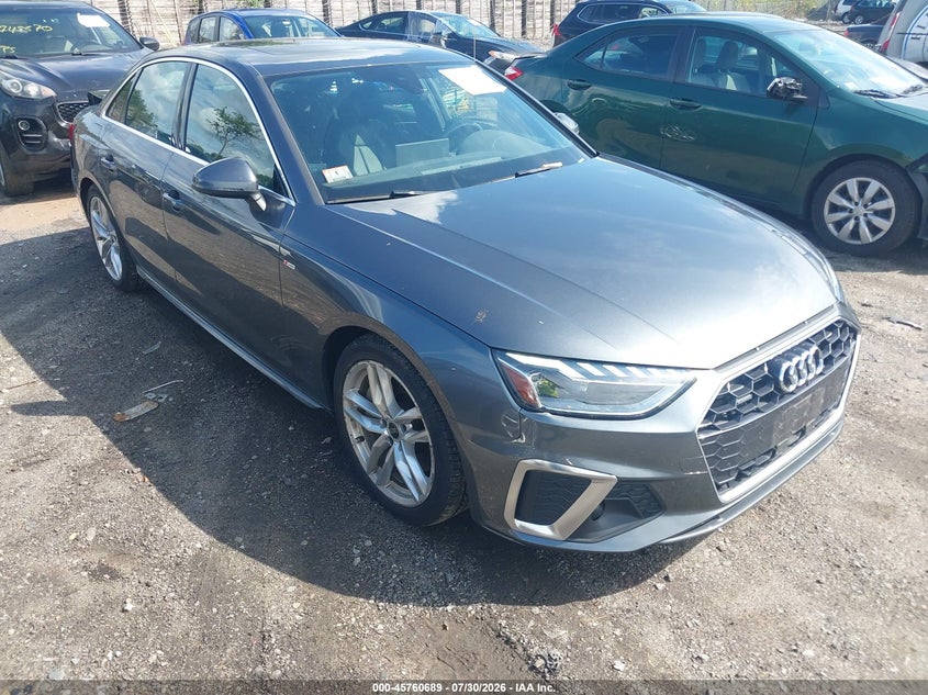 2023 Audi A4 VIN WAUDAAF45PN015926 — IAAI salvage auction photo