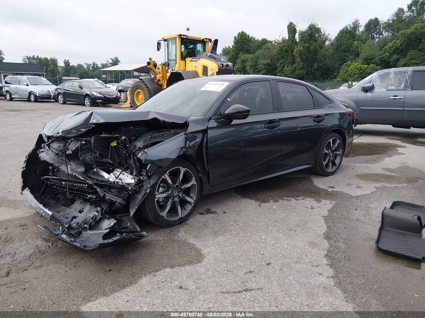 2026 Honda Civic VIN 2HGFE4F88TH317168 IAAI salvage auction — FRONT END, Salvage - Greater Than 75% (Maryland), sold $4,600 on 2026-09-24 (photo 2)