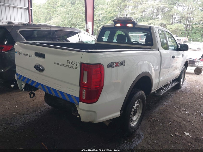 2022 Ford Ranger VIN 1FTER1FH2NLD53697 IAAI salvage auction — LEFT SIDE, Salvage Title, sold $7,700 on 2026-08-21 (photo 4)
