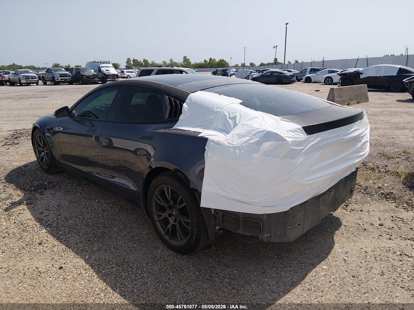 2022 Tesla Model s VIN 5YJSA1E60NF463063 IAAI salvage auction — REAR END, Original (Texas), sold $25,200 on 2026-09-03 (photo 3)