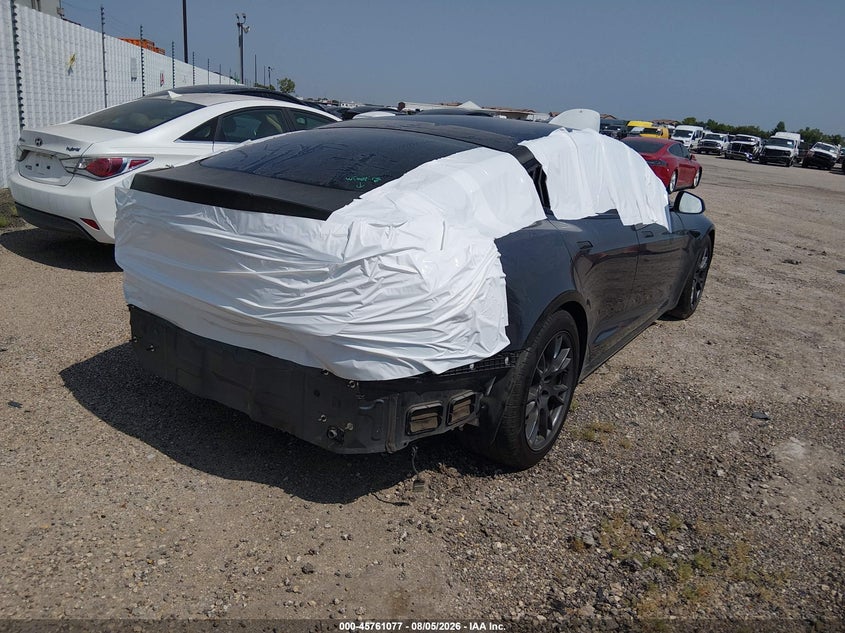 2022 Tesla Model s VIN 5YJSA1E60NF463063 IAAI salvage auction — REAR END, Original (Texas), sold $25,200 on 2026-09-03 (photo 4)