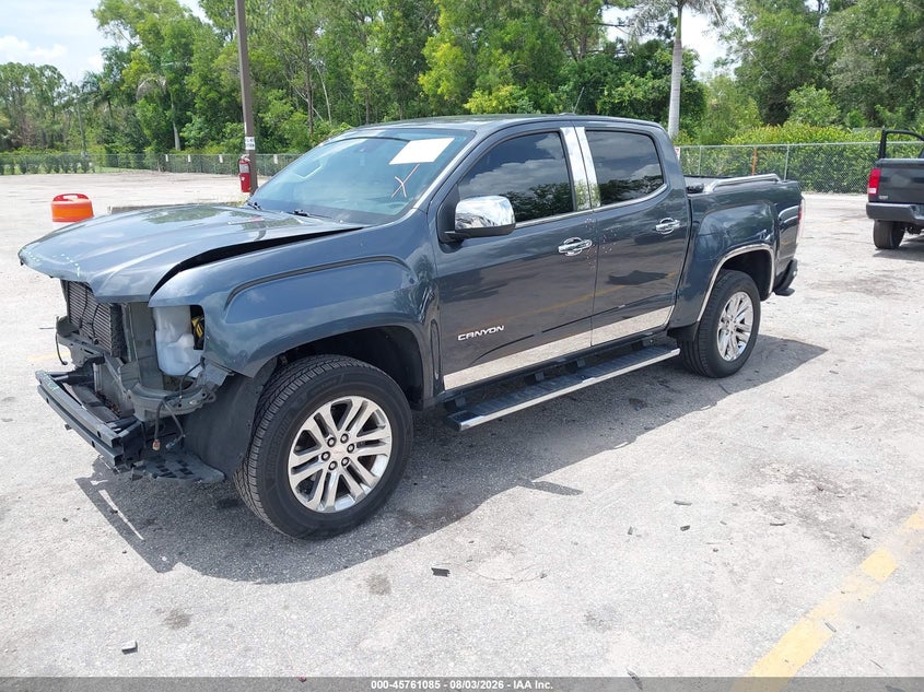 2016 Gmc Canyon VIN 1GTG5DE13G1374518 IAAI salvage auction — FRONT END, Wait Title, sold $3,600 on 2026-08-19 (photo 2)