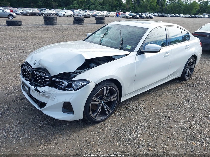 2023 BMW 3er VIN 3MW89FF08P8D12728 IAAI salvage auction — FRONT END, Salvage Title, sold $14,500 on 2026-08-25 (photo 2)