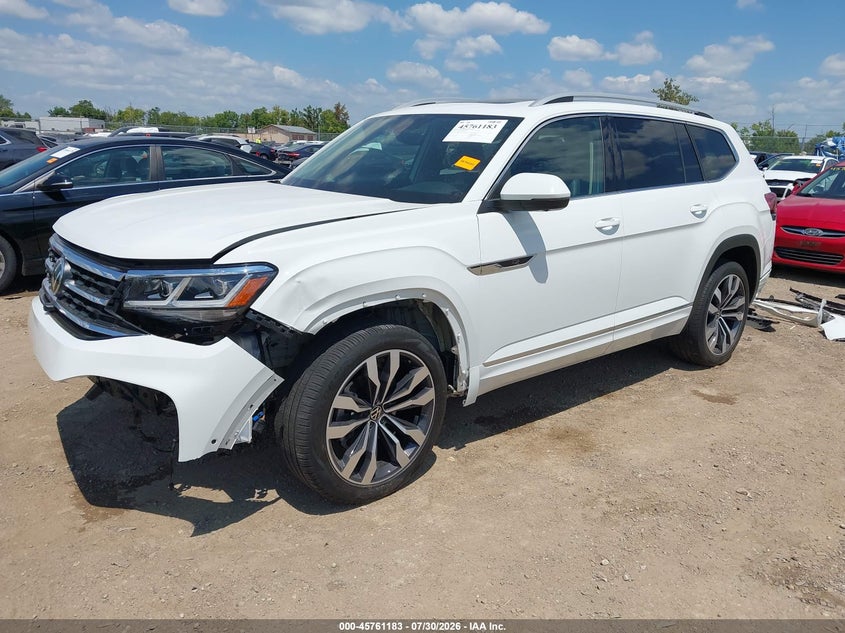 2022 Volkswagen Atlas VIN 1V2FR2CA7NC513198 IAAI salvage auction — FRONT END, Salvage Title, sold $7,150 on 2026-08-24 (photo 2)