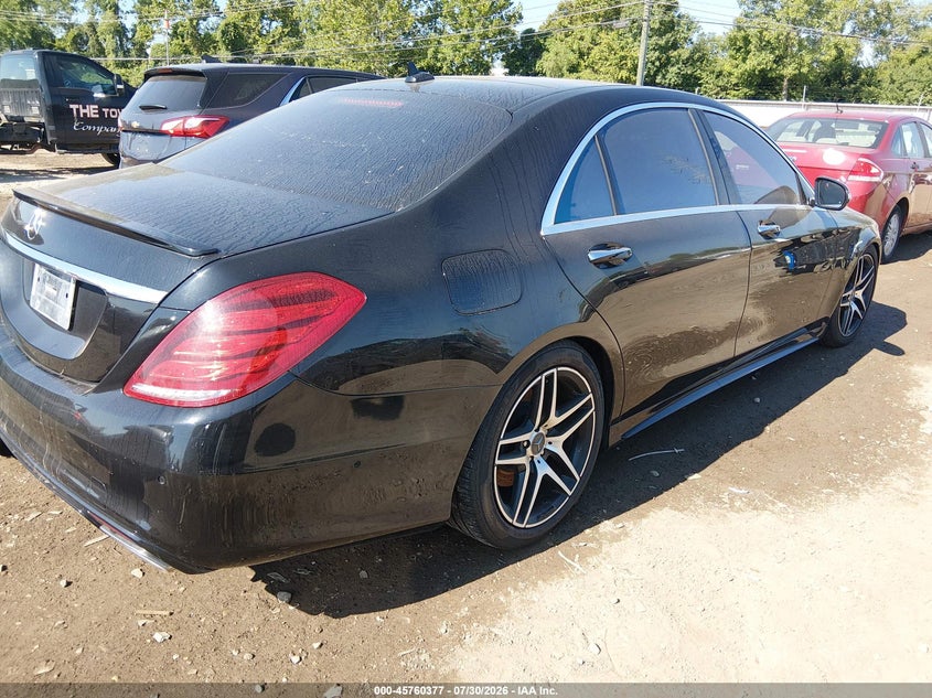 2015 Mercedes-benz S-klasse VIN WDDUG8FB4FA109073 IAAI salvage auction — UNKNOWN, Salvage (Ohio), sold $6,800 on 2026-08-09 (photo 4)
