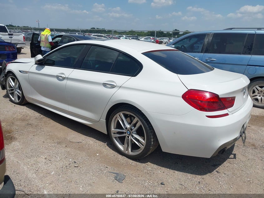 2016 BMW 6er VIN WBA6D0C50GD927733 IAAI salvage auction — FRONT END, Salvage (Texas), sold $7,700 on 2026-08-25 (photo 3)