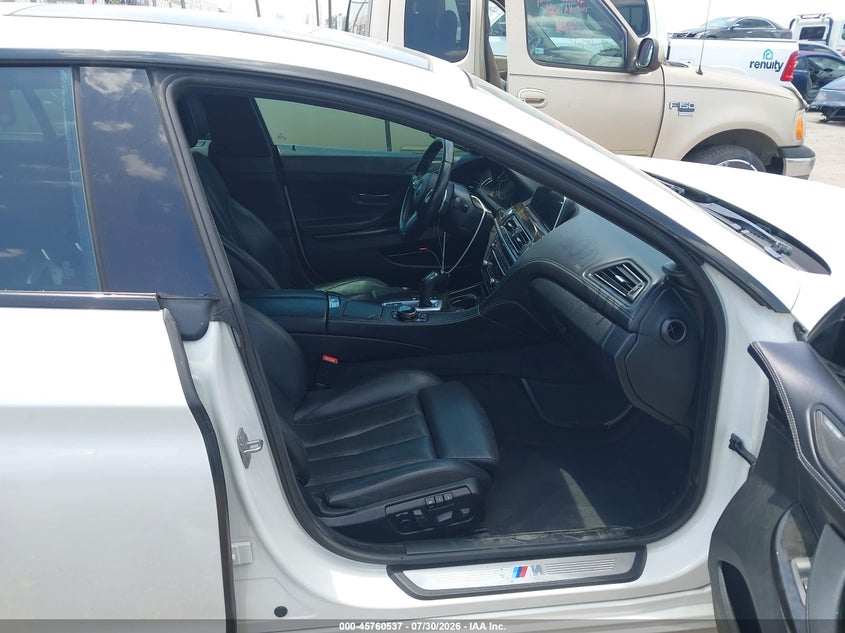 2016 BMW 6er VIN WBA6D0C50GD927733 IAAI salvage auction — FRONT END, Salvage (Texas), sold $7,700 on 2026-08-25 (photo 5)
