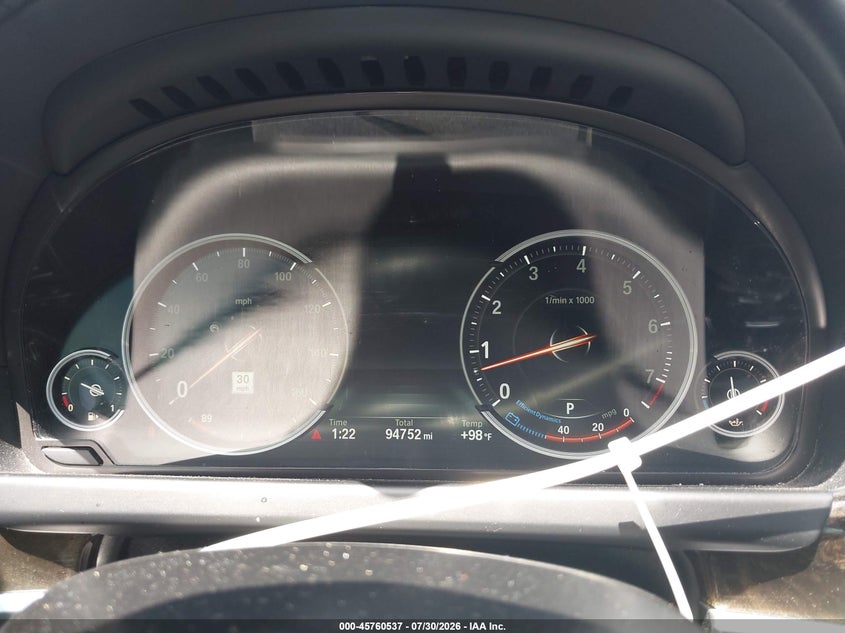 2016 BMW 6er VIN WBA6D0C50GD927733 IAAI salvage auction — FRONT END, Salvage (Texas), sold $7,700 on 2026-08-25 (photo 7)