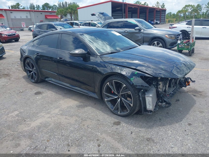 2022 Audi Rs7 VIN WUAPCBF21NN901126 IAAI salvage auction — FRONT END, Salvage Title, sold $42,000 on 2026-08-17 (photo 1)