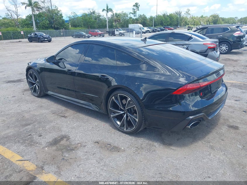 2022 Audi Rs7 VIN WUAPCBF21NN901126 IAAI salvage auction — FRONT END, Salvage Title, sold $42,000 on 2026-08-17 (photo 3)