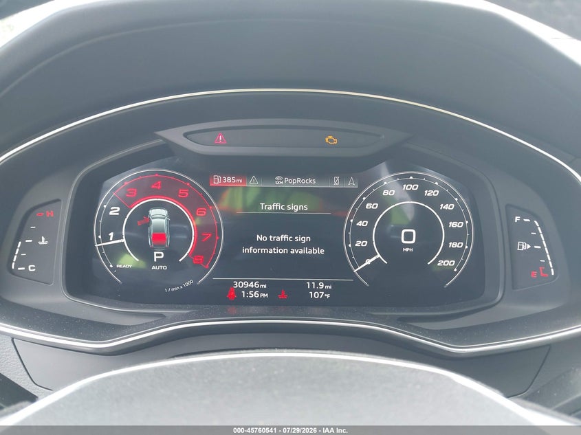 2022 Audi Rs7 VIN WUAPCBF21NN901126 IAAI salvage auction — FRONT END, Salvage Title, sold $42,000 on 2026-08-17 (photo 7)