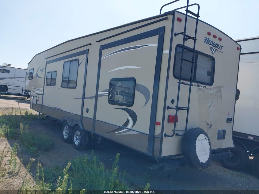 2017 Keystone Rv other VIN 4YDF30826H7200453 IAAI salvage auction — STORM DAMAGE, Clear (North Dakota), sold $1,825 on 2026-09-16 (photo 3)