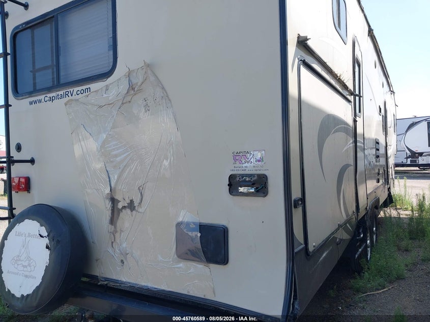 2017 Keystone Rv other VIN 4YDF30826H7200453 IAAI salvage auction — STORM DAMAGE, Clear (North Dakota), sold $1,825 on 2026-09-16 (photo 6)