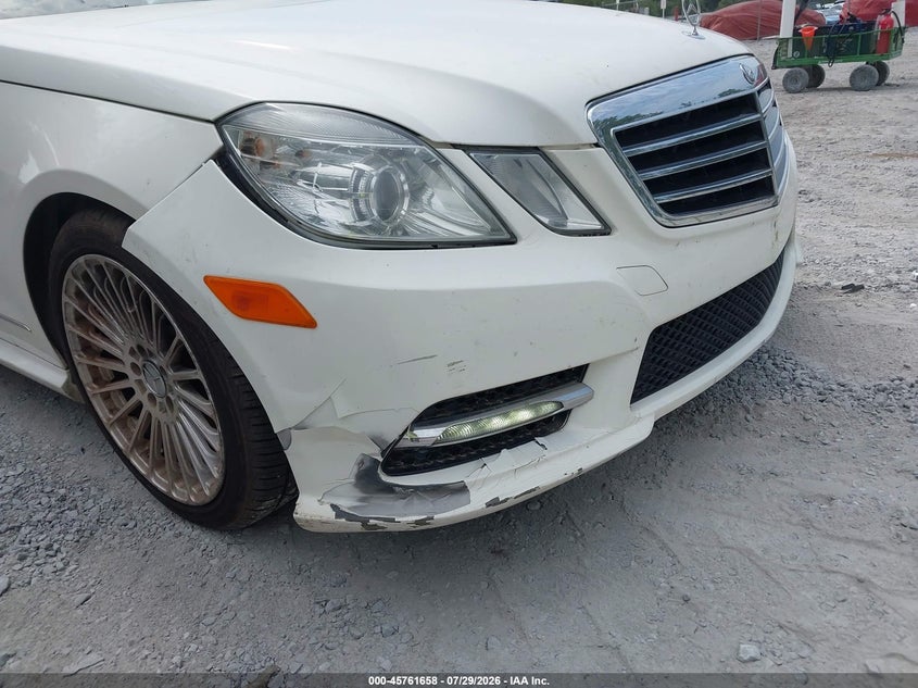 2013 Mercedes-benz E-class VIN WDDHF5KBXDA762027 IAAI salvage auction — RIGHT FRONT, Clear (Alabama), sold $2,100 on 2026-08-06 (photo 6)