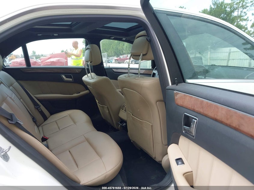 2013 Mercedes-benz E-class VIN WDDHF5KBXDA762027 IAAI salvage auction — RIGHT FRONT, Clear (Alabama), sold $2,100 on 2026-08-06 (photo 8)