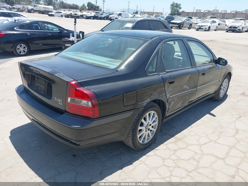 2000 Volvo S80 VIN YV1TS94D6Y1083426 IAAI salvage auction — RIGHT SIDE, Salvage (California), sold $300 on 2026-08-12 (photo 4)