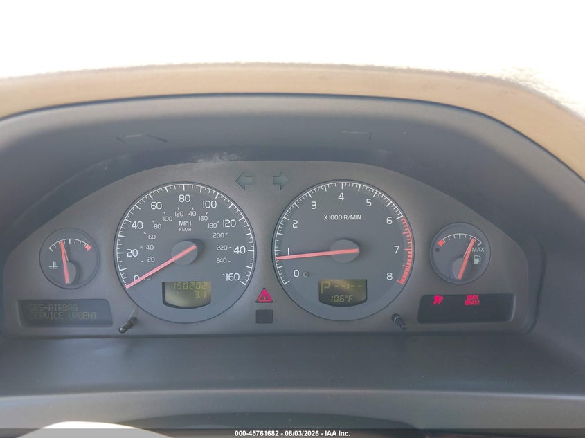 2000 Volvo S80 VIN YV1TS94D6Y1083426 IAAI salvage auction — RIGHT SIDE, Salvage (California), sold $300 on 2026-08-12 (photo 7)
