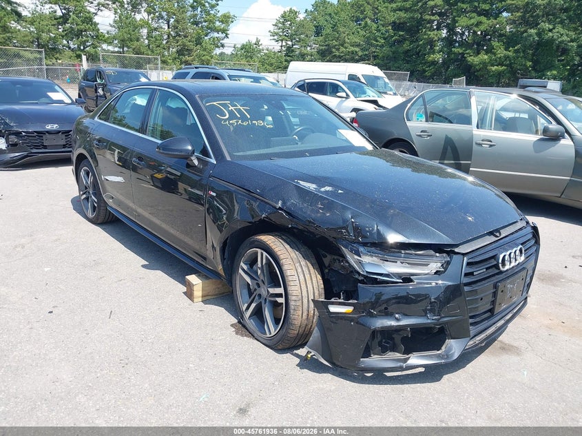2018 Audi A4 VIN WAUENAF40JA125953 IAAI salvage auction — FRONT END, Salvage Title, sold $4,950 on 2026-08-16 (photo 6)