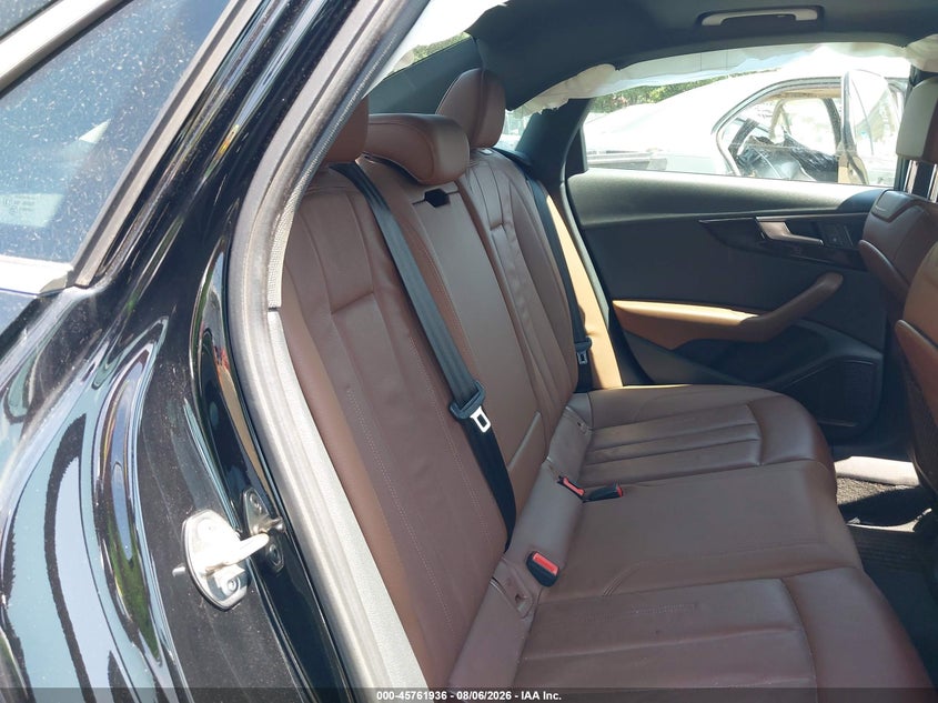 2018 Audi A4 VIN WAUENAF40JA125953 IAAI salvage auction — FRONT END, Salvage Title, sold $4,950 on 2026-08-16 (photo 8)