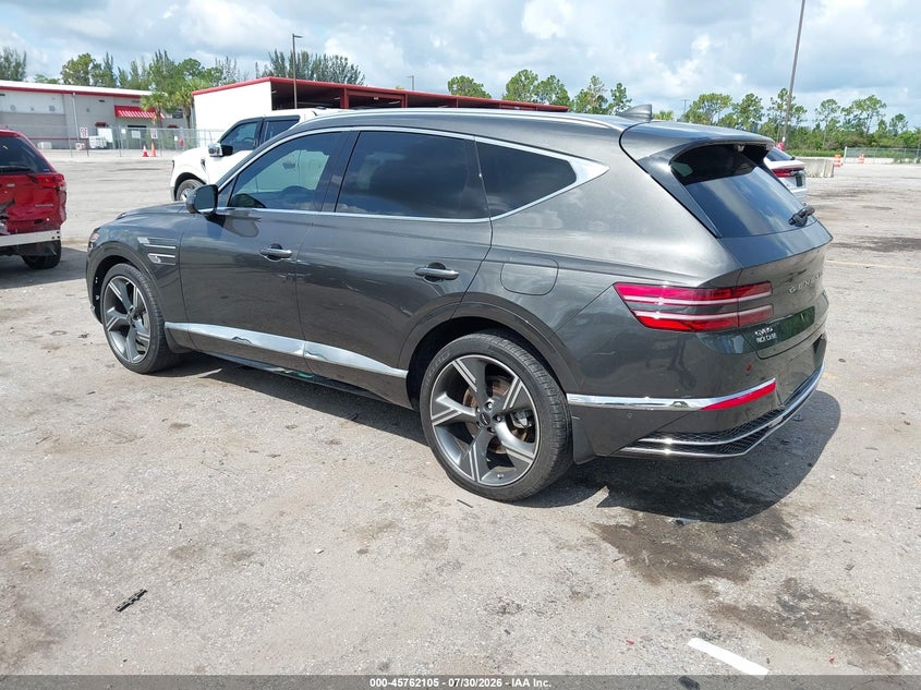 2025 Genesis Gv80 VIN KMUHEESCXSU223227 IAAI salvage auction — RIGHT FRONT, Wait Title, sold $33,000 on 2026-09-03 (photo 3)
