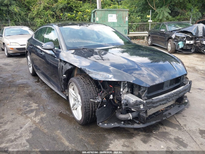 2018 Audi A5 VIN WAUENCF54JA122820 — IAAI salvage auction photo