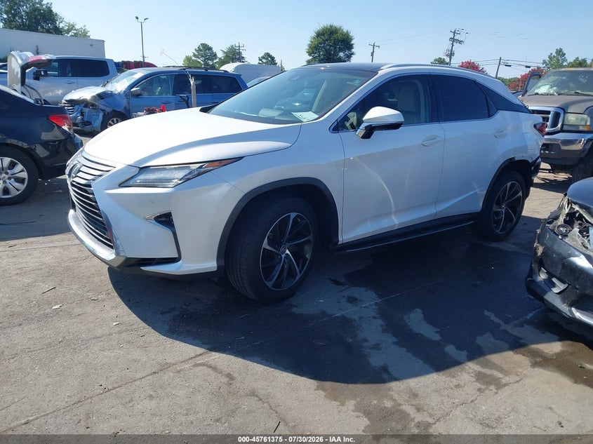 2017 Lexus Rx VIN 2T2ZZMCA9HC070716 IAAI salvage auction — REAR END, Salvage (North Carolina), sold $16,400 on 2026-08-25 (photo 2)