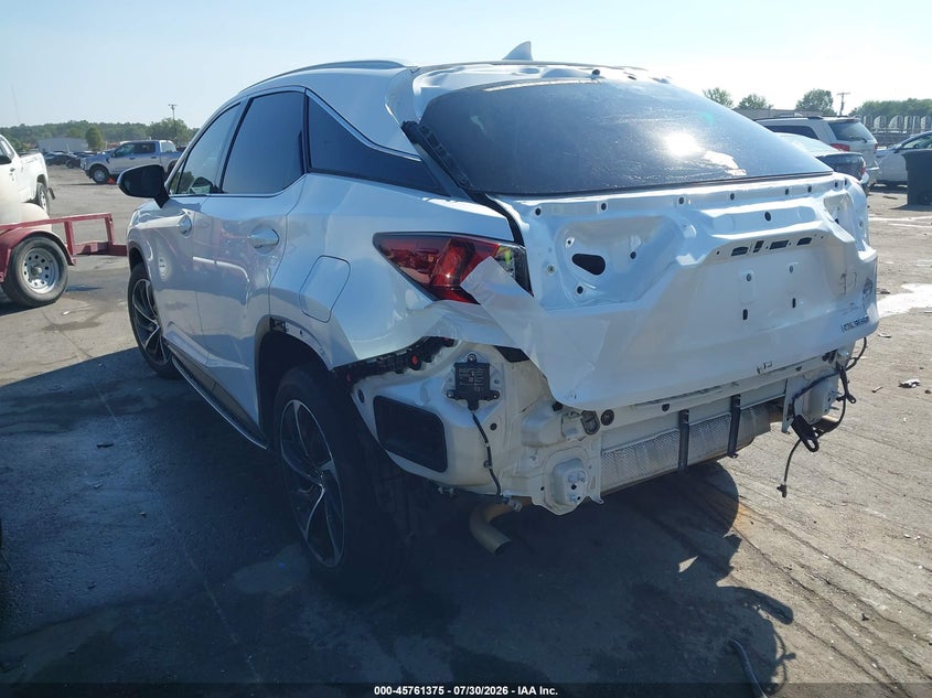 2017 Lexus Rx VIN 2T2ZZMCA9HC070716 IAAI salvage auction — REAR END, Salvage (North Carolina), sold $16,400 on 2026-08-25 (photo 3)