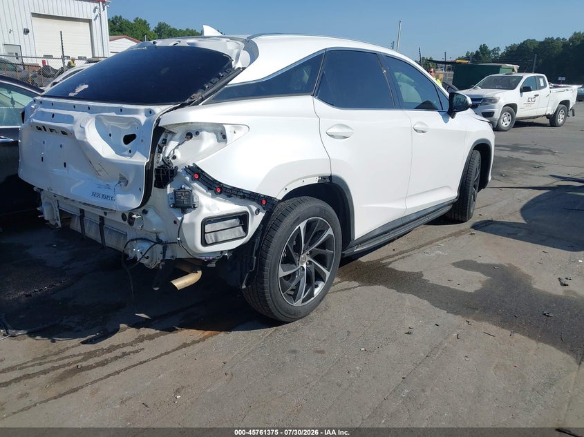 2017 Lexus Rx VIN 2T2ZZMCA9HC070716 IAAI salvage auction — REAR END, Salvage (North Carolina), sold $16,400 on 2026-08-25 (photo 4)