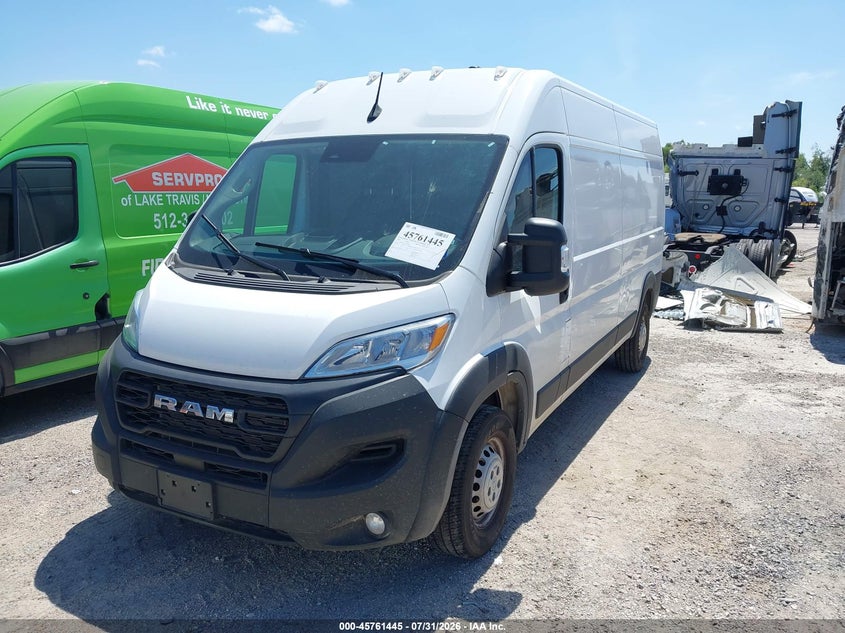 2026 Ram Promaster 2500 VIN 3C6LRVDG6TE175086 IAAI salvage auction — RIGHT SIDE, Enterprise Vehicles Clear Only (Texas), sold $15,100 on 2026-08-11 (photo 2)