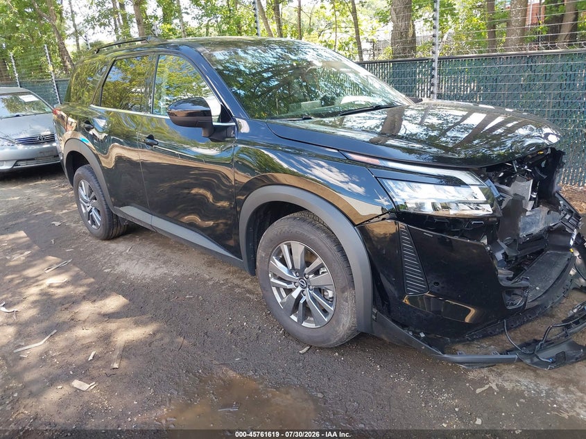 2026 Nissan Pathfinder VIN 5N1DR3BE4TC256674 IAAI salvage auction — FRONT END, Enterprise Vehicles Clear Only (New Jersey), sold $25 on 2026-08-03 (photo 1)