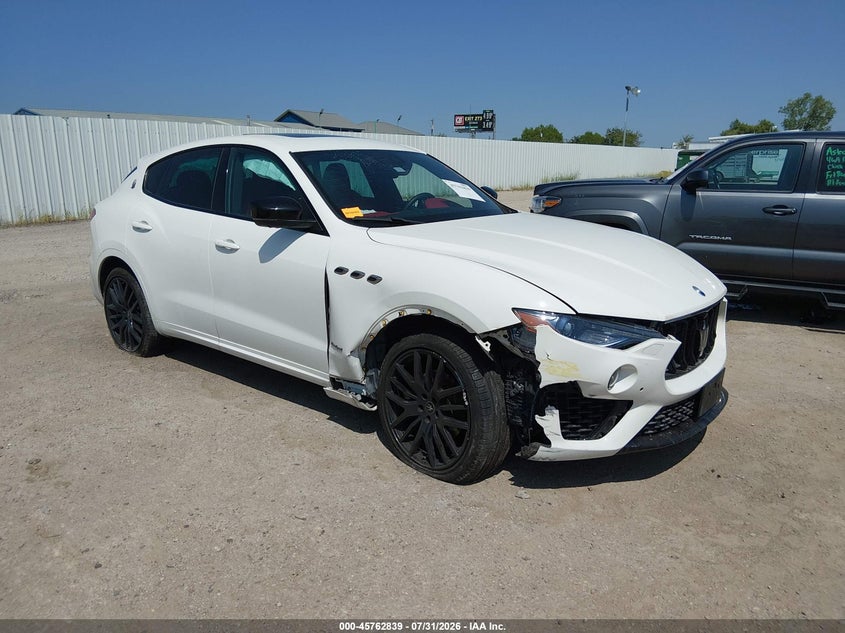 2019 Maserati Levante VIN ZN661XUS4KX333323 IAAI salvage auction — FRONT END, Salvage Title, sold $3,950 on 2026-08-29 (photo 1)