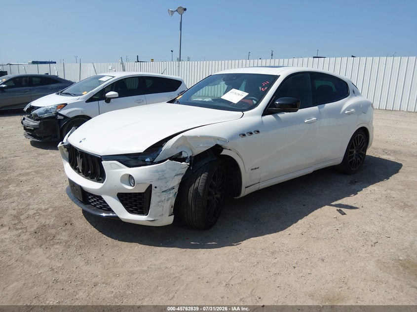 2019 Maserati Levante VIN ZN661XUS4KX333323 IAAI salvage auction — FRONT END, Salvage Title, sold $3,950 on 2026-08-29 (photo 2)