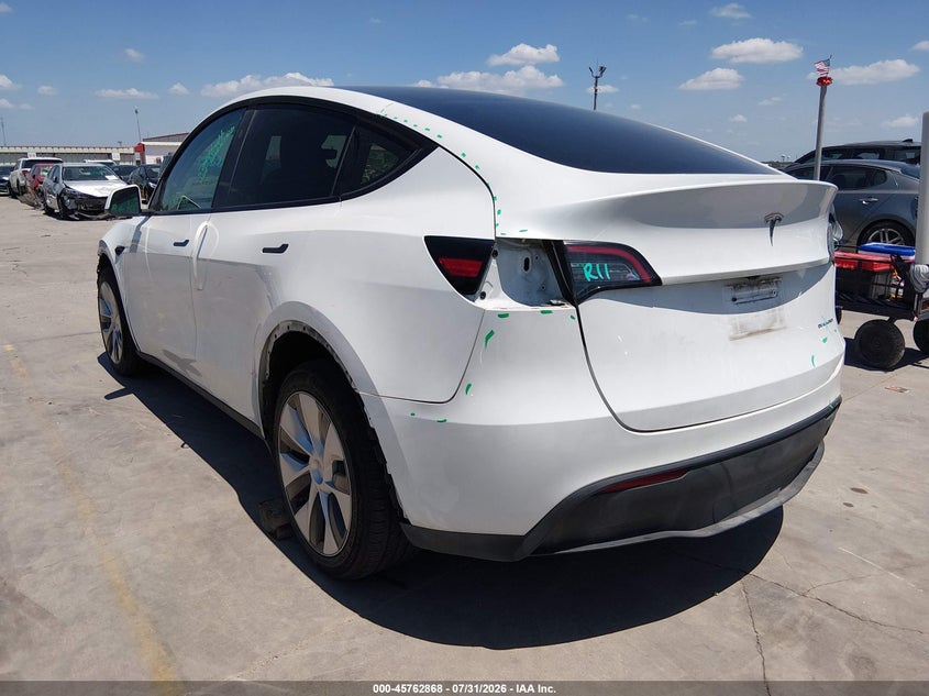 2023 Tesla Model y VIN 7SAYGDEE1PA154576 IAAI salvage auction — FRONT END, Salvage Title, sold $15,375 on 2026-09-08 (photo 3)