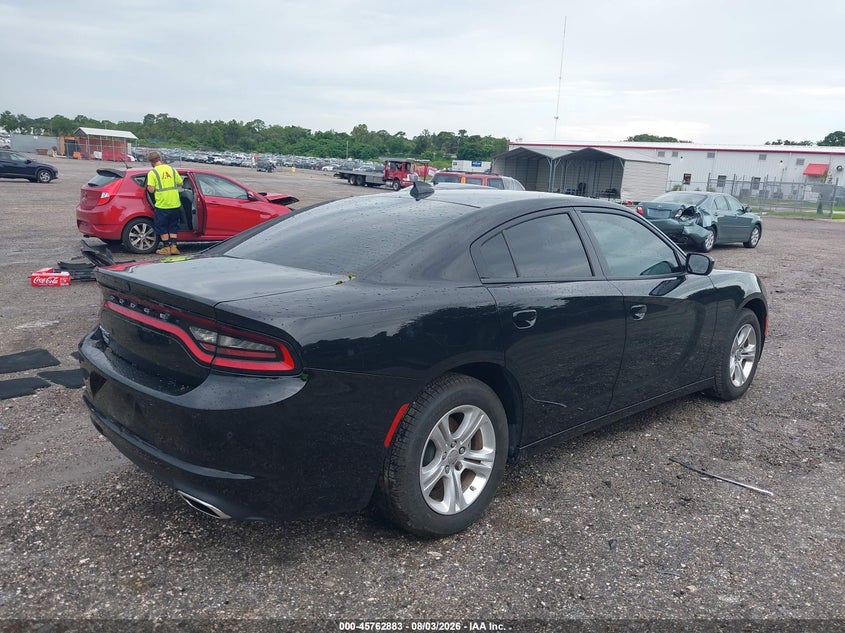 2023 Dodge Charger VIN 2C3CDXBGXPH700252 IAAI salvage auction — WATER/FLOOD, Rebuildable (Florida), sold $9,500 on 2026-08-30 (photo 4)