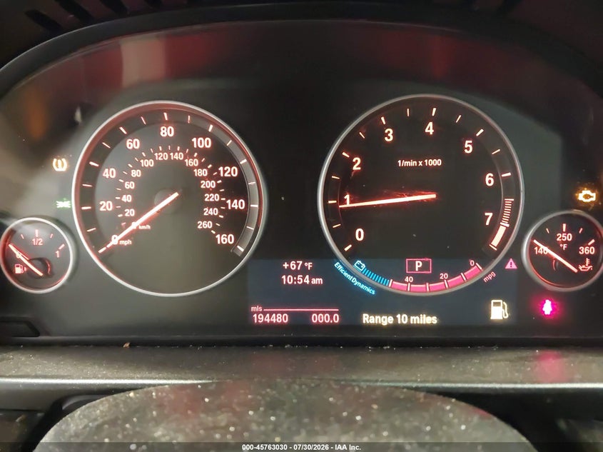 2013 BMW 5 series VIN WBAXH5C57DDW15085 IAAI salvage auction — NORMAL WEAR, Clear (New York), sold $25 on 2026-08-04 (photo 7)