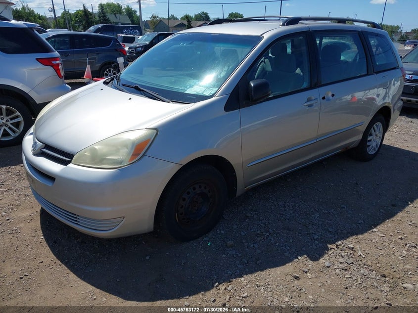2005 Toyota Sienna VIN 5TDZA23C35S251086 IAAI salvage auction — NORMAL WEAR, Clear (New York), sold $675 on 2026-08-02 (photo 2)
