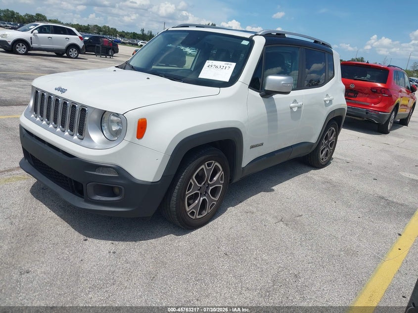 2016 Jeep Renegade VIN ZACCJADT7GPC65667 IAAI salvage auction — NORMAL WEAR, Clear (Florida), sold $1,675 on 2026-08-06 (photo 2)